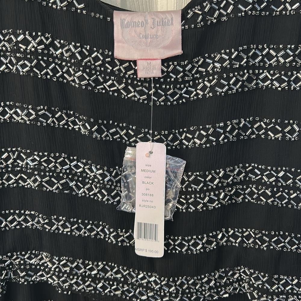 Romeo and Juliet Couture Black Dress - Picture 2 of 6